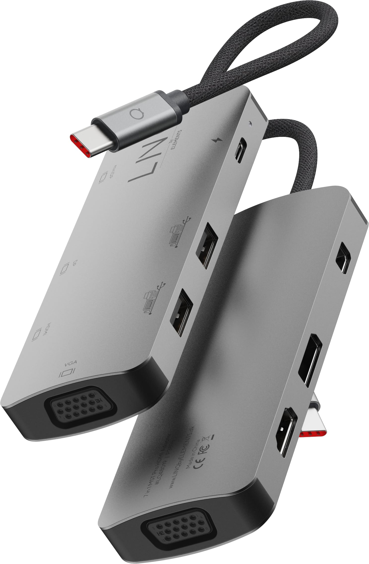 LINQ 7IN1 USB-C HDMI ADAPTER TRIPLE DISPLAY MST
