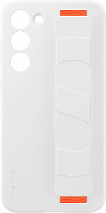 Samsung Galaxy S23+ Silicone Grip Case White White Silicone Grip Case S23+