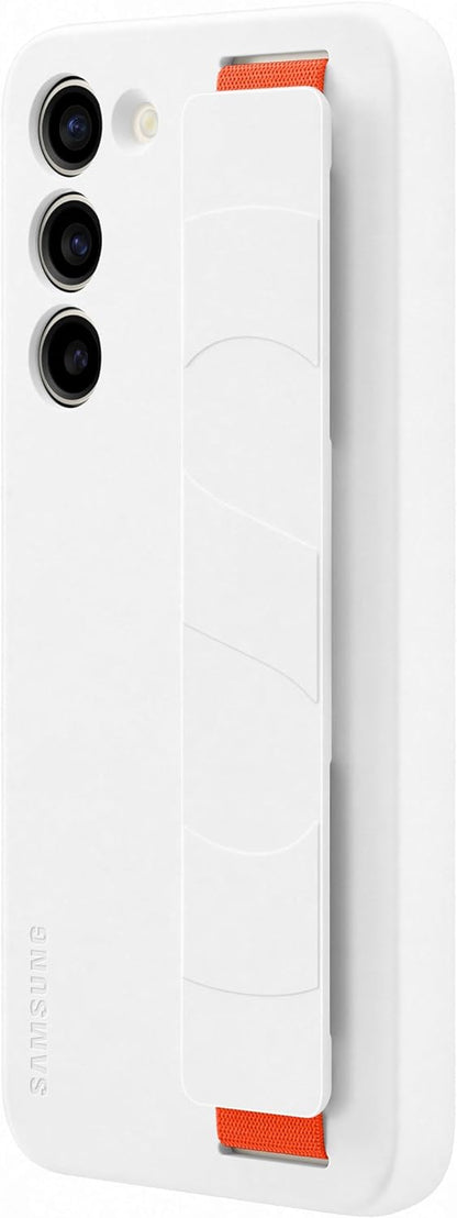 Samsung Galaxy S23+ Silicone Grip Case White White Silicone Grip Case S23+
