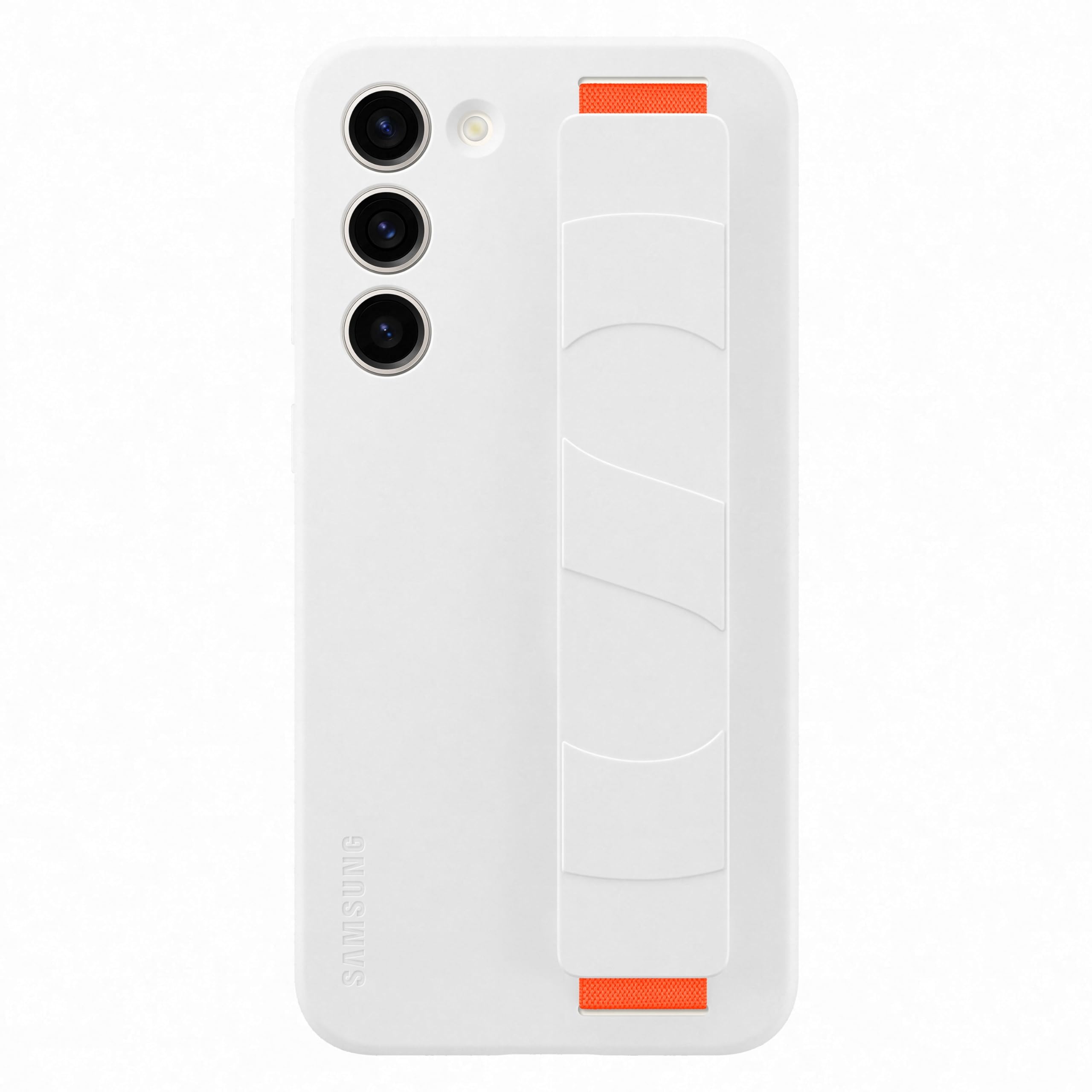 Samsung Galaxy S23+ Silicone Grip Case White White Silicone Grip Case S23+