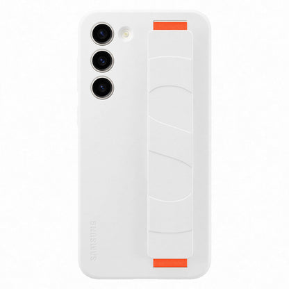 Samsung Galaxy S23+ Silicone Grip Case White White Silicone Grip Case S23+