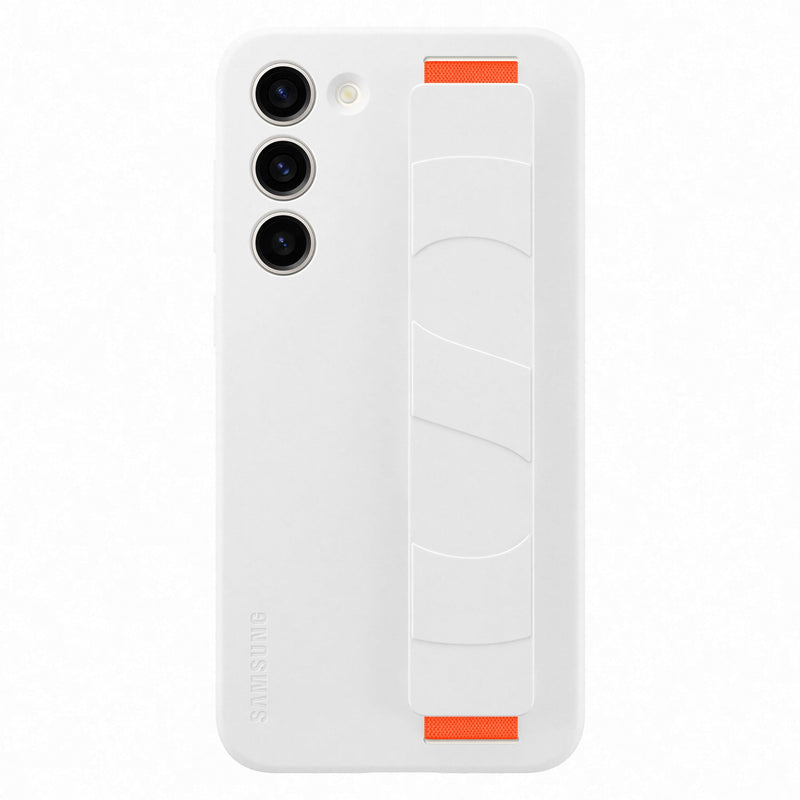 Samsung Galaxy S23+ Silicone Grip Case White White Silicone Grip Case S23+