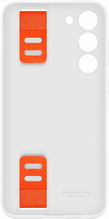Samsung Galaxy S23+ Silicone Grip Case White White Silicone Grip Case S23+