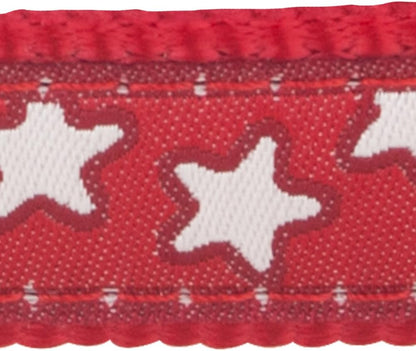 Red Dingo Dog Harness Design,Flanno Red, Medium 20mm