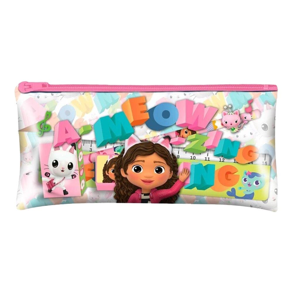 Kids Licensing - Filled Transparent Pencil Case - Gabbys Dollhouse (033708155)