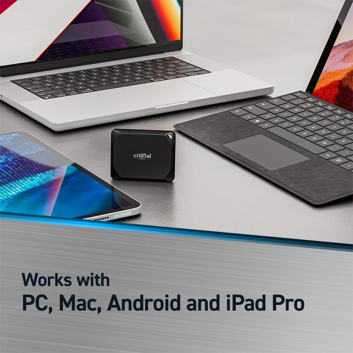 Crucial X10 Pro 1TB USB-C 3.2 Gen2 Portable SSD