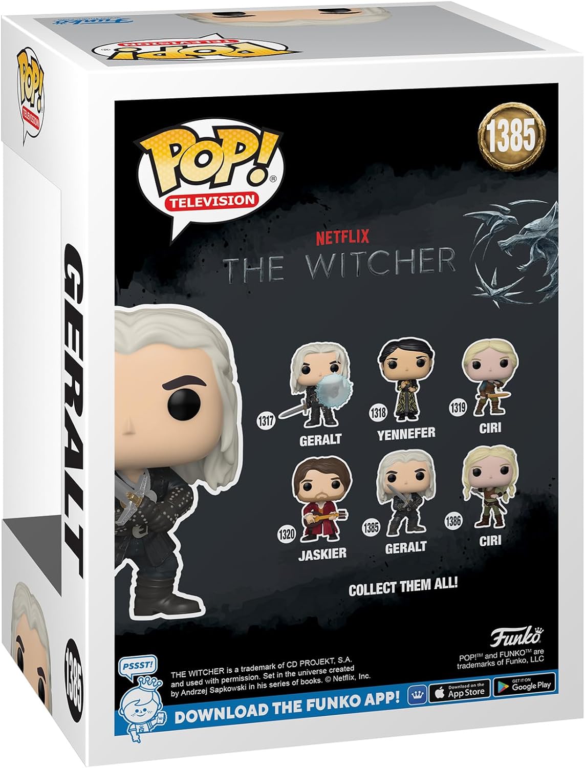 Funko POP! TV: Witcher - Geralt - (SZN 3) - the Witcher - Collectable Vinyl Figure - Gift Idea - Official Merchandise - Toys for Kids & Adults - TV Fans - Model Figure for Collectors and Display