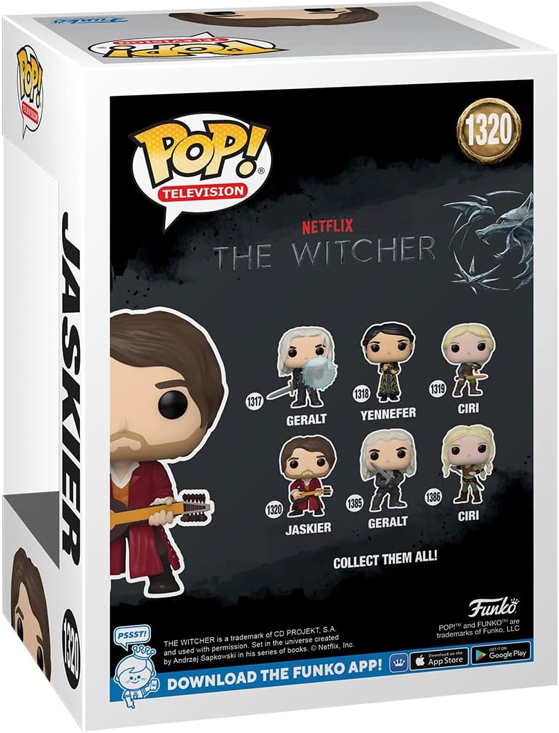 Funko Pop! TV: Netflix - The Witcher, Jaskier with Chase (Styles May Vary