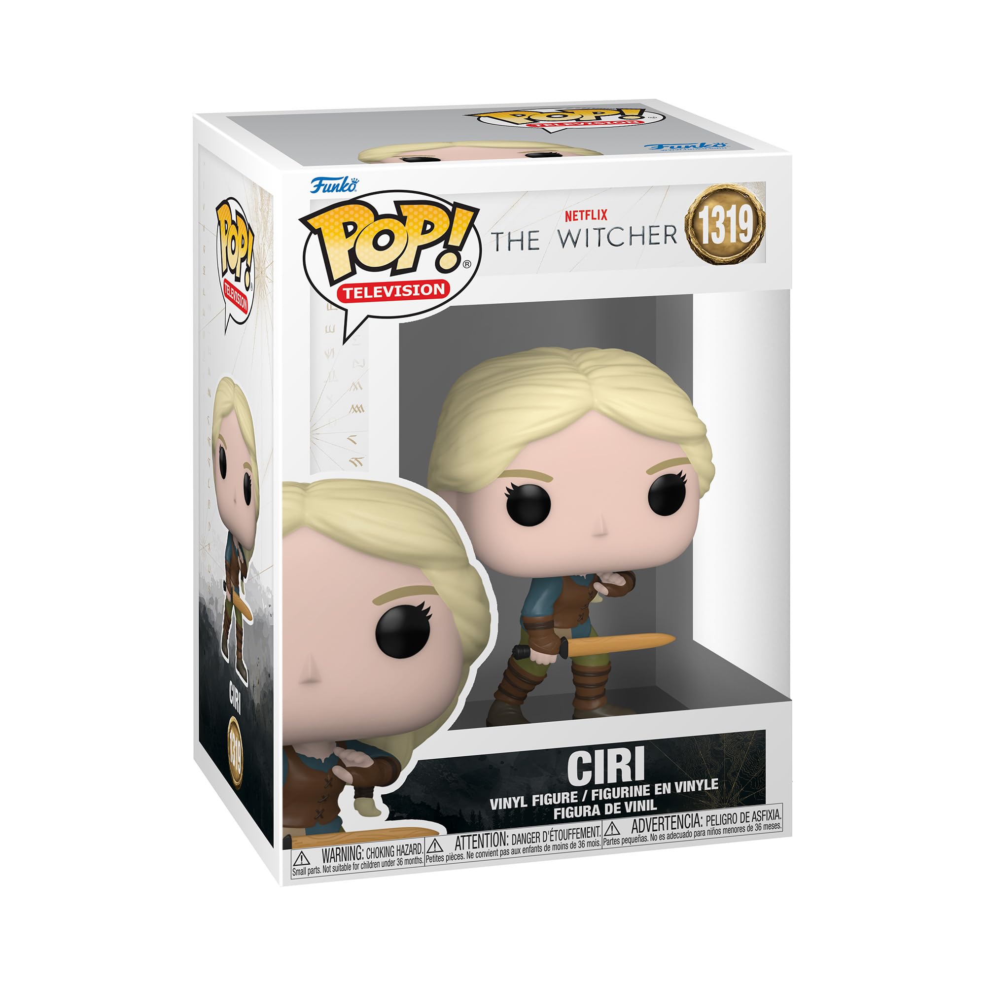 Funko POP! TV: Witcher - Ciri With Sword - the Witcher - Collectable Vinyl Figure - Gift Idea - Official Merchandise - Toys for Kids & Adults - TV Fans - Model Figure for Collectors and Display