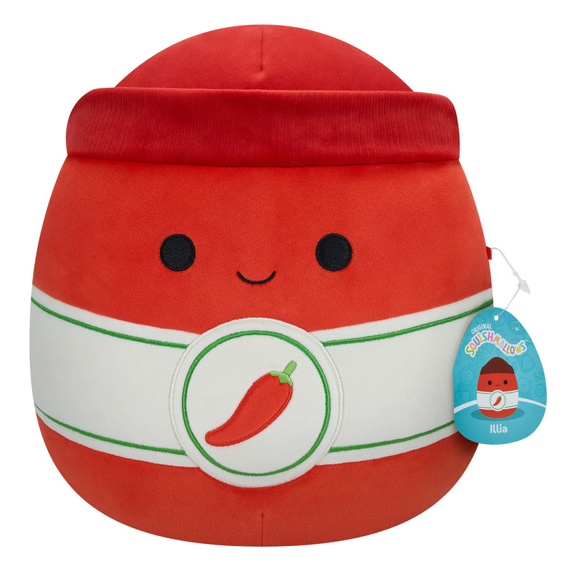 Squishmallows SQCR04132 - Illian die Sriracha 30 cm, offizielles Kelly Toys Plüsch, superweiches Kuscheltier