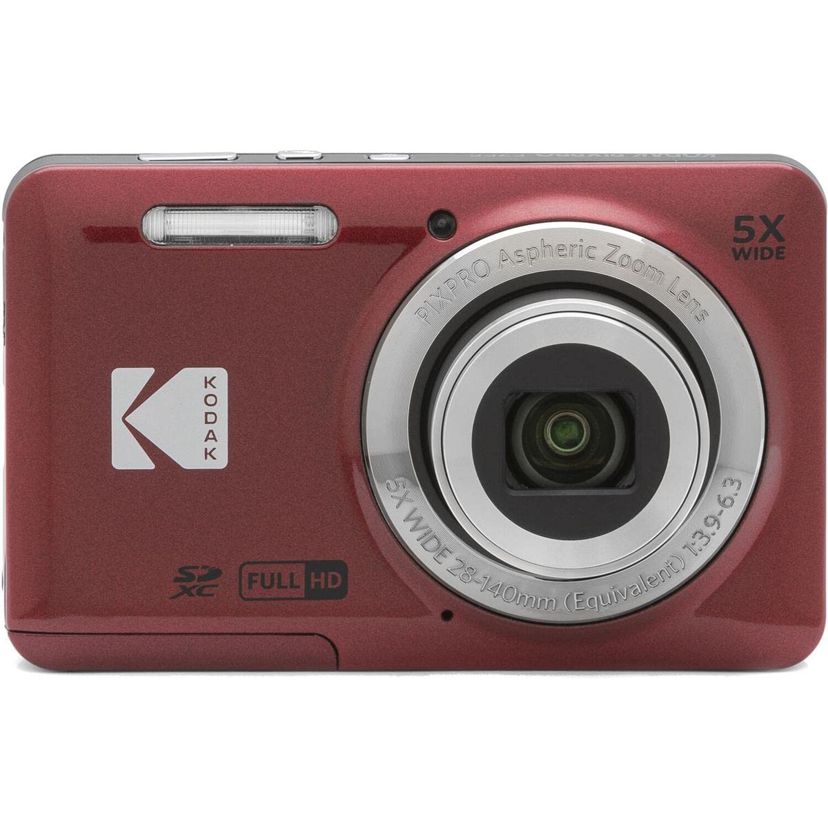 Fotocamera compatta Kodak FZ55 rood, Kodak PIXPRO FZ55 1/2.3" Appareil-photo compact 16 MP CMOS 4608 x 3456 pixels Rouge Red
