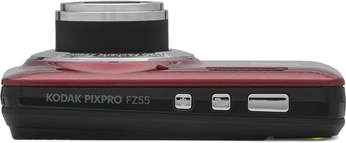 Fotocamera compatta Kodak FZ55 rood, Kodak PIXPRO FZ55 1/2.3" Appareil-photo compact 16 MP CMOS 4608 x 3456 pixels Rouge Red