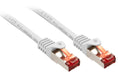 LINDY Cat.6 S/FTP - Cable de Red (2 m, Cat6, S/FTP (S-STP), RJ-45, RJ-45, Blanco