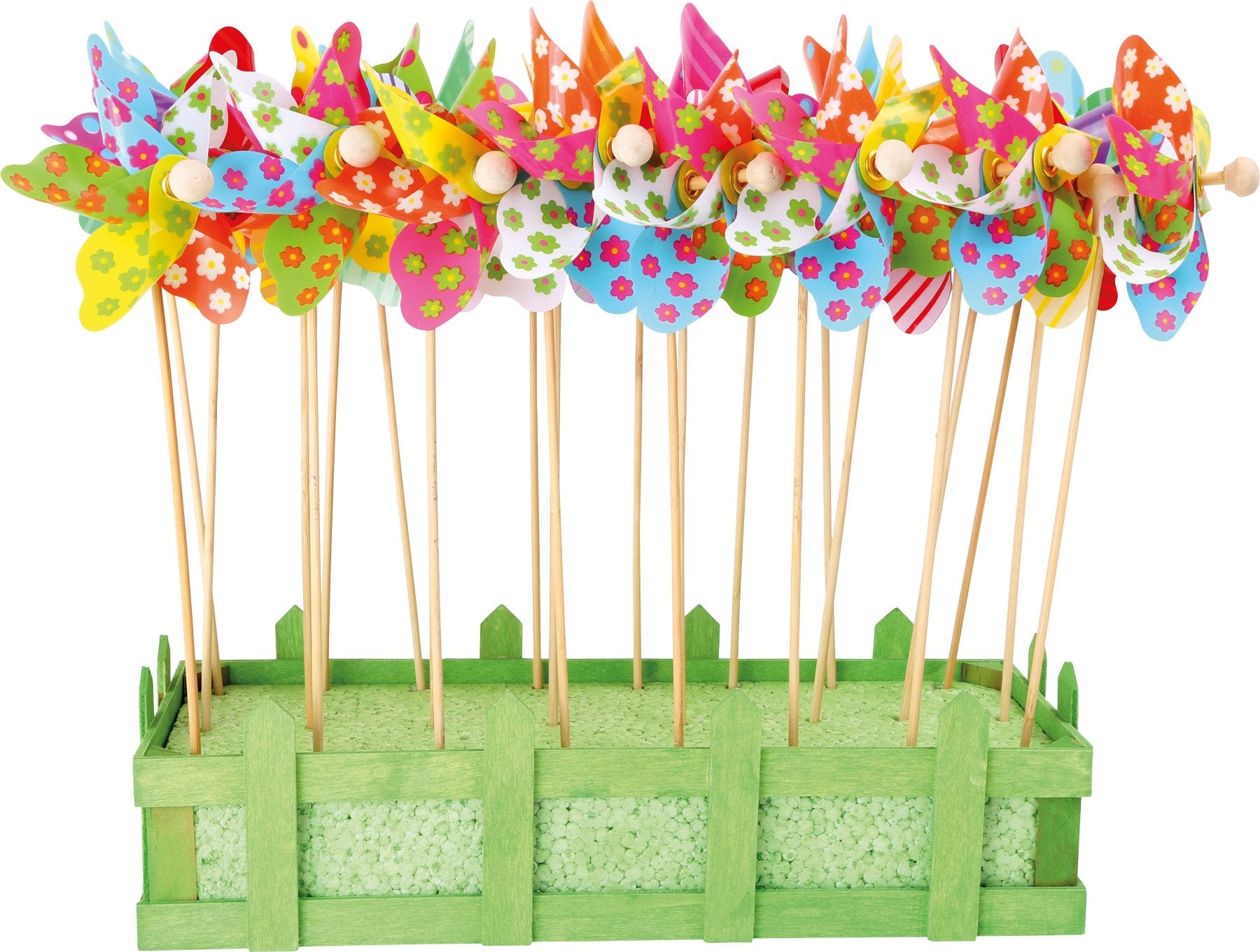small foot Display Windmill Colourful Pack of 24, 1262
