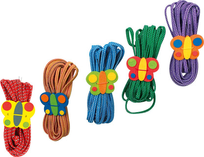 Legler Wiebke Skipping Rope Rubber with Butterfly Motif for Age 5 Years and Above