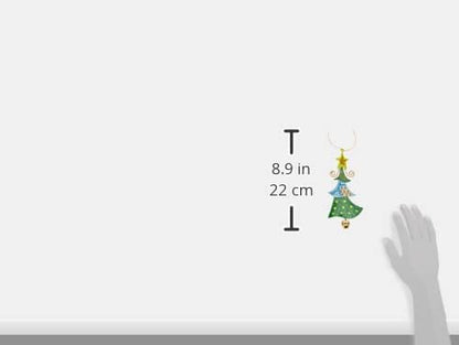 Small Foot 5147 Metal Pendant Christmas Tree Christmas Decoration, Set of 4, Metal, Multicoloured, 1, 4