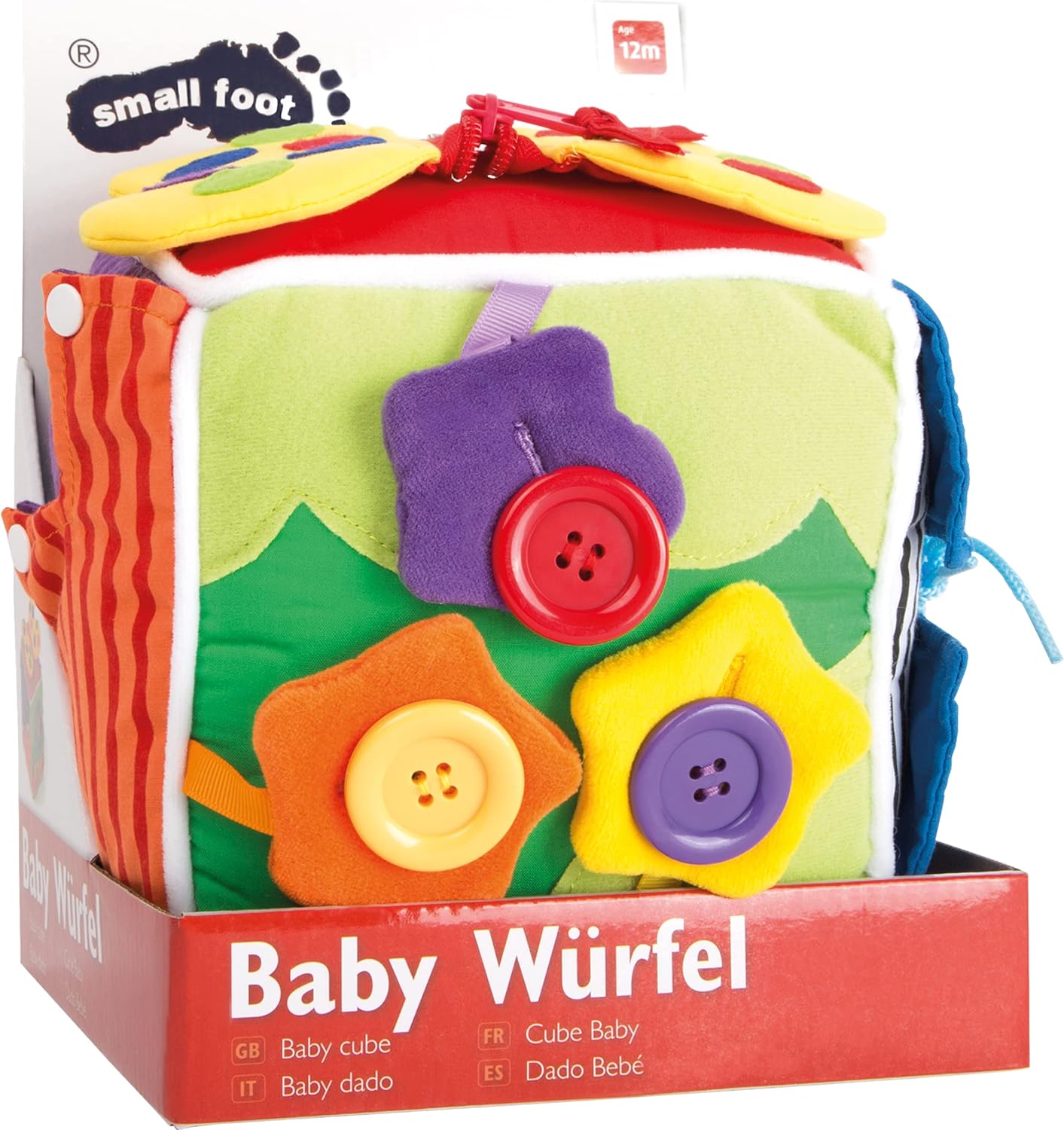 Baby's Soft Play Cube with multi activity