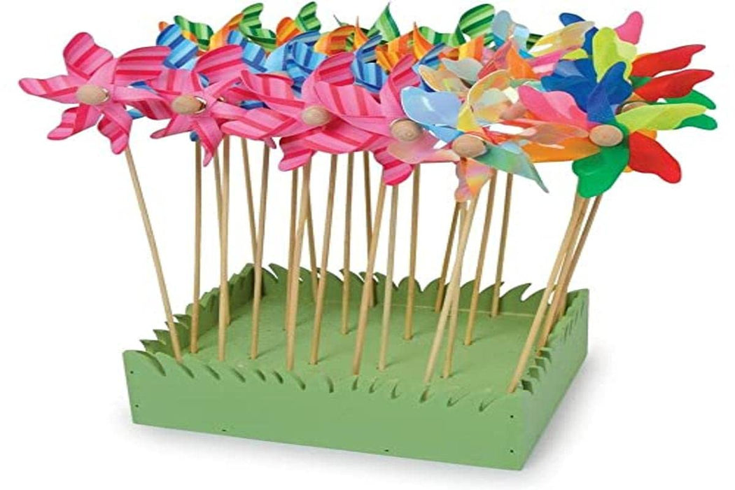 Wooden Handled Windmill (Set of 24