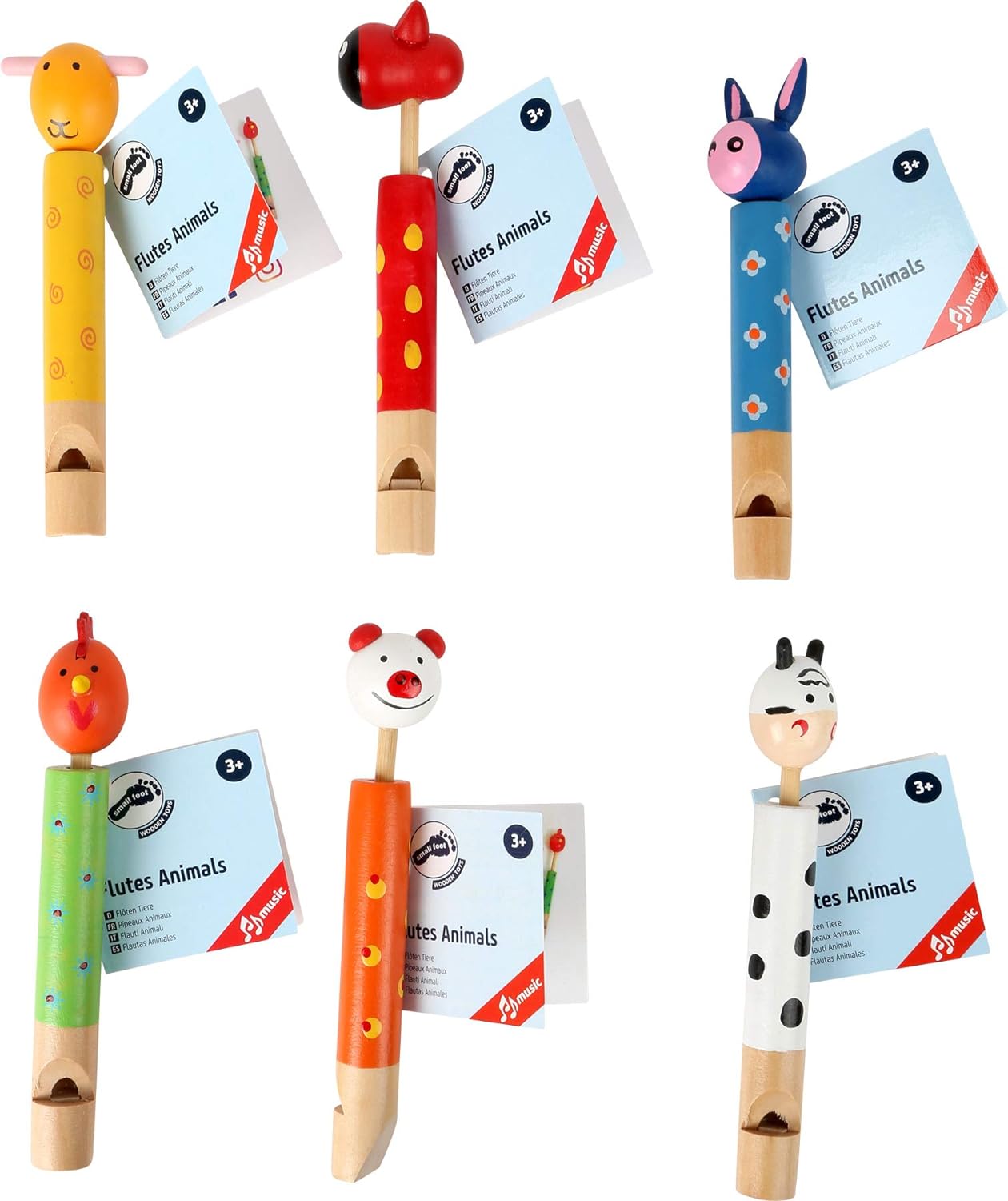 Legler Animal Slide Whistles set of 6