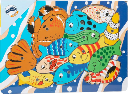 Legler "Fishing" Jigsaw Puzzle Children's Game