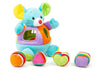 Small Foot 11419 Plush Shape-Fitting Mouse, Motor Activity Toy with Rattle and Noise Functions, Multicolored