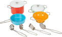 Small Foot Cookware set with metal accessories, for the play kitchen, role-playing toy for children aged 3 years and over, multicolor