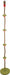 small foot 11878 2-in-1, Combination of a disc Swing and Climbing Rope, for Ages 3+ Years Toys, Green, Länge: ca. 190 cm, Ø ca. 30 cm Climbing swing