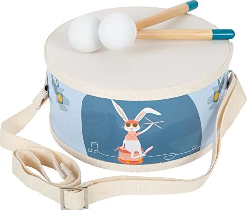 small foot Drum Groovy Beats, Instrument for Kids 3+ Years Old, Wood, Early Music Education, Prod. 12250 Toys, Multicolored