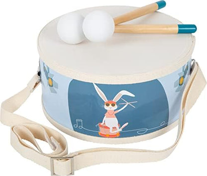 small foot Drum Groovy Beats, Instrument for Kids 3+ Years Old, Wood, Early Music Education, Prod. 12250 Toys, Multicolored