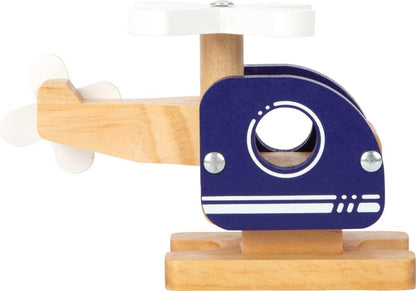 Small Foot Helicopter, Toy for Children, Made of FSC 100%-Certified Wood, for Ages 18+ Months. Prod. No. 12287, Multicolored