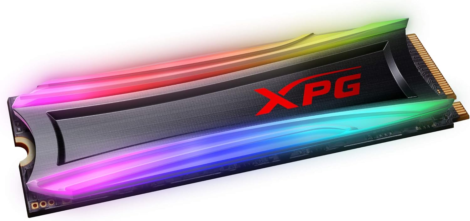 ADATA XPG S40G 1TB RGB M.2 Internal Solid State Drive Gaming-SSD Hard Disk, black, AS40G-1TT-C