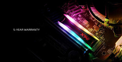 ADATA XPG S40G 1TB RGB M.2 Internal Solid State Drive Gaming-SSD Hard Disk, black, AS40G-1TT-C