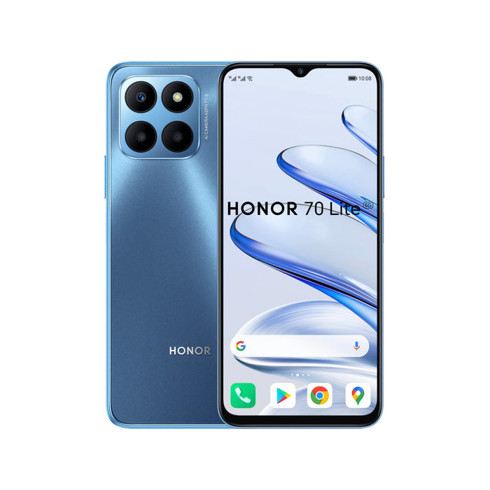 HONOR 70 Lite, Smartphone 5G, 4GB+128GB, 6,5” 90Hz FullView Display, 5000 mAh, Android 12, Dual SIM