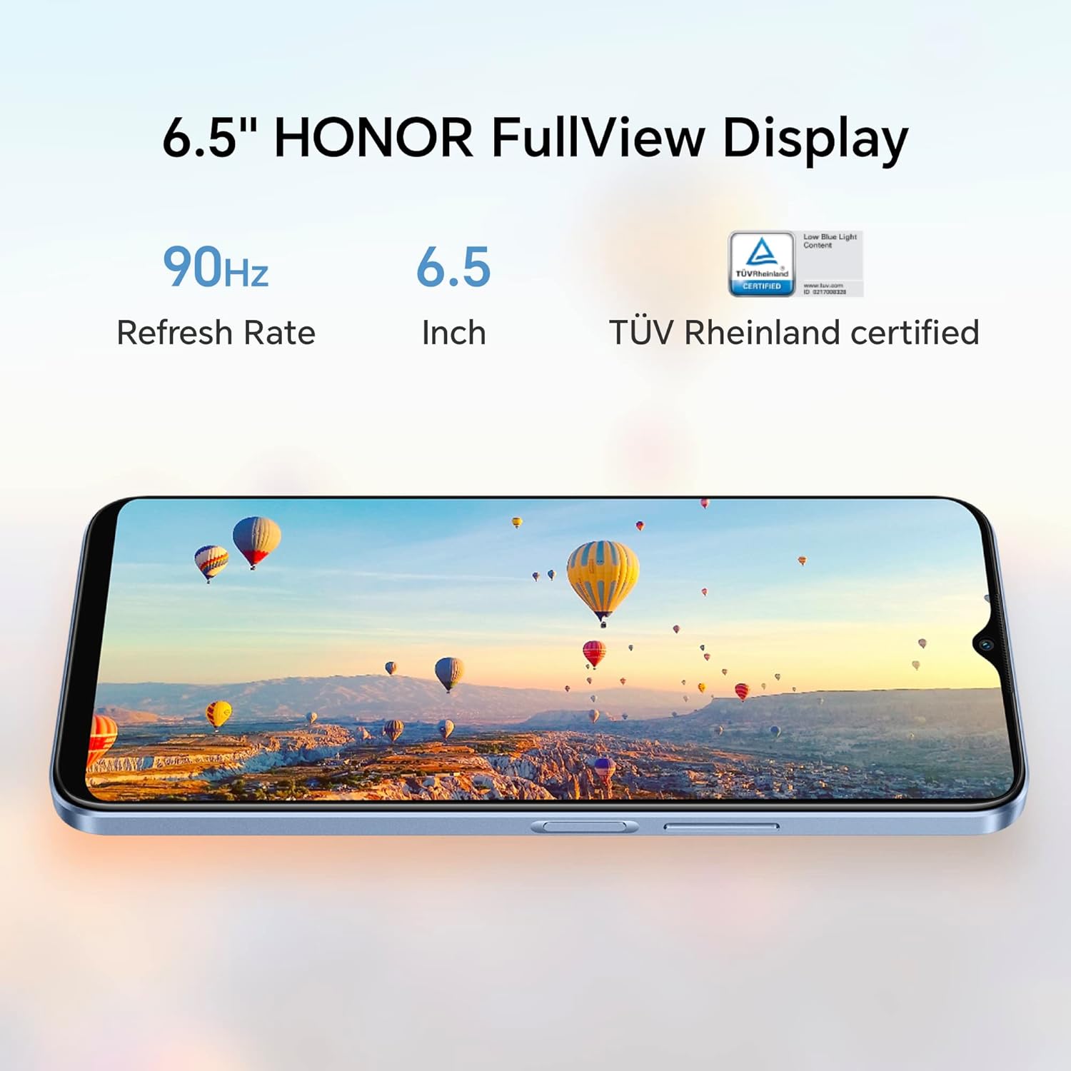 HONOR 70 Lite, Smartphone 5G, 4GB+128GB, 6,5” 90Hz FullView Display, 5000 mAh, Android 12, Dual SIM