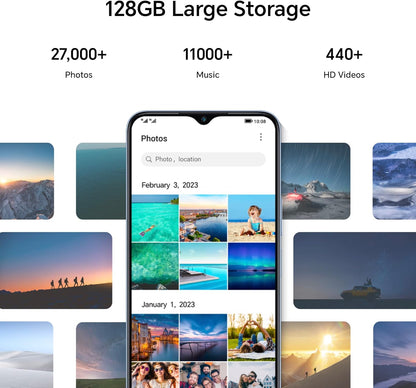 HONOR 70 Lite, Smartphone 5G, 4GB+128GB, 6,5” 90Hz FullView Display, 5000 mAh, Android 12, Dual SIM