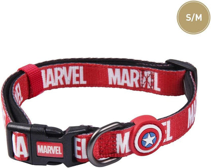Dog Collar Marvel S/M Red