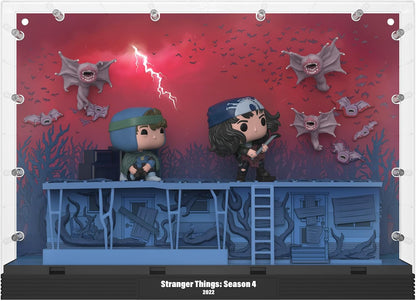 Funko POP! Moments Deluxe: Stranger Things - Dustin, Eddie and the Demobats - Phase Three - Collectable Vinyl Figure - Gift Idea - Official Merchandise - Toys for Kids & Adults - TV Fans