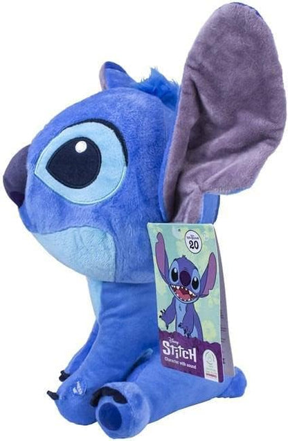Disney - Stitch knuffel met geluid - 30 cm - Pluche - Lilo & Stitch knuffel - Disney Knuffel