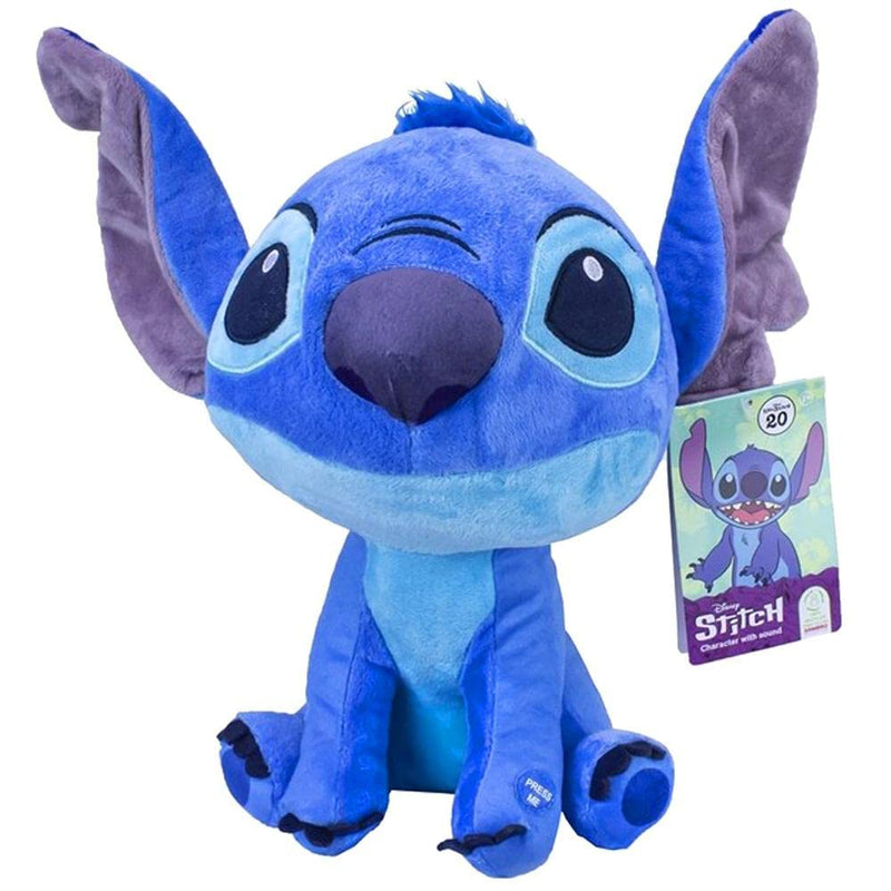 Disney - Stitch knuffel met geluid - 30 cm - Pluche - Lilo & Stitch knuffel - Disney Knuffel