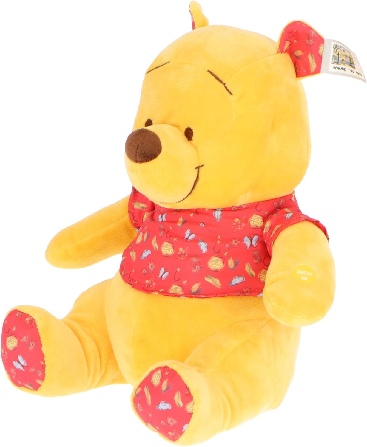 Pooh Plush with Print and Sound - Dombo