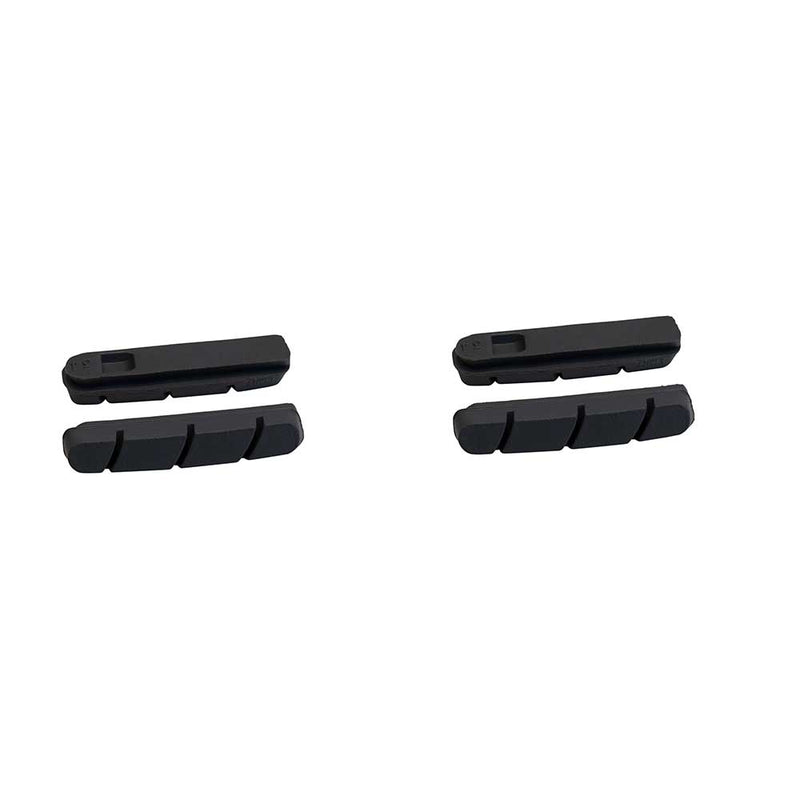 Deda Elementi Carbon Rim Brake Pad Inserts, Black, 2 Pairs (Campagnolo