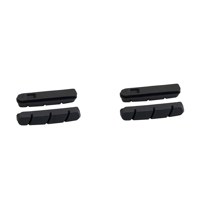 Deda Elementi Carbon Rim Brake Pad Inserts, Black, 2 Pairs (Campagnolo
