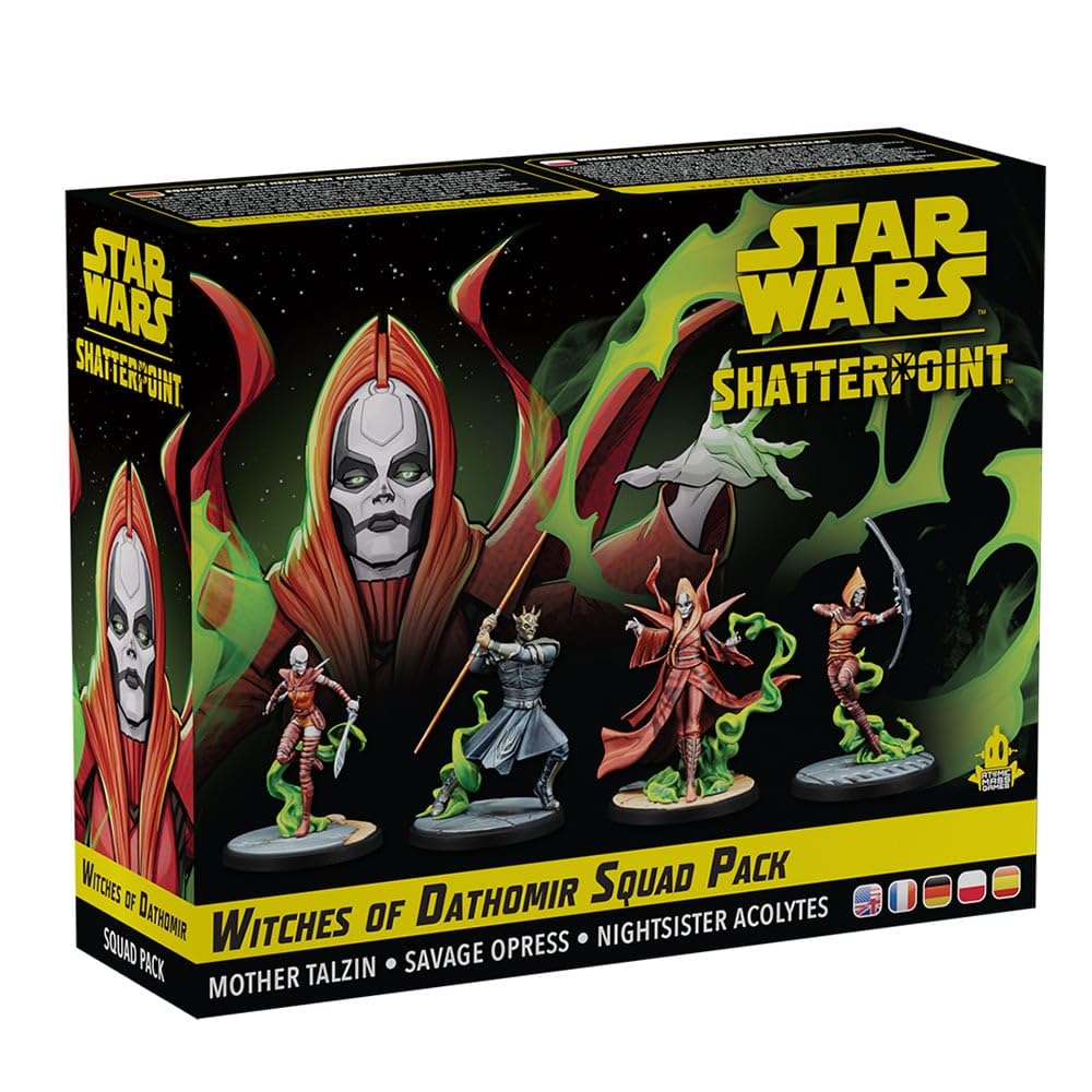 Atomic Mass Games | Star Wars Shatterpoint: Witches of Dathomir | Expansión | Juego de Estrategia | A Partir de 14 Años | Para 2 Jugadores | 90 Minutos por Partida | Multilenguaje (incluye Español