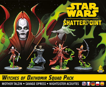 Atomic Mass Games | Star Wars Shatterpoint: Witches of Dathomir | Expansión | Juego de Estrategia | A Partir de 14 Años | Para 2 Jugadores | 90 Minutos por Partida | Multilenguaje (incluye Español