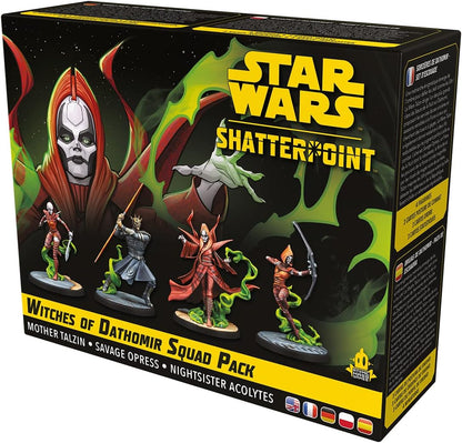 Atomic Mass Games | Star Wars Shatterpoint: Witches of Dathomir | Expansión | Juego de Estrategia | A Partir de 14 Años | Para 2 Jugadores | 90 Minutos por Partida | Multilenguaje (incluye Español