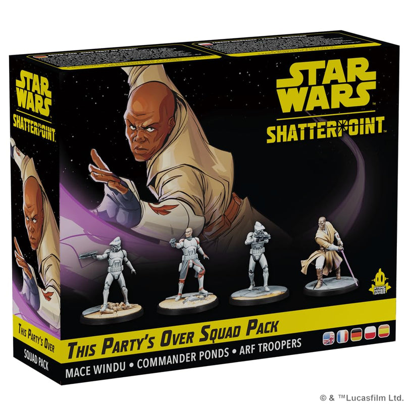 Atomic Mass Games | Star Wars Shatterpoint: This Party’s Over | Expansión | Estrategia | A Partir de 14 Años | Para 2 Jugadores | 90 Minutos por Partida | Multilenguaje (incluye Español