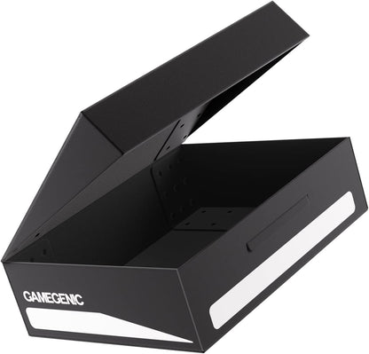 Gamegenic Token Holder | Protect and Store Game Tokens | Durable Storage Box for Tokens, Dice, Cards and other Game Accessories | Compatible with Board Games, LCG and TCGs | Black Color | Made