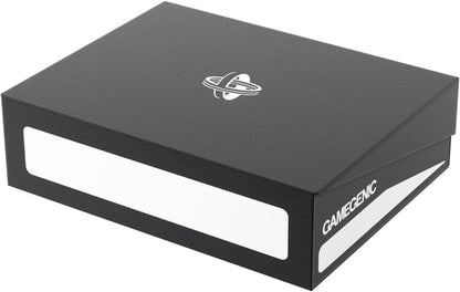 Gamegenic Token Holder | Protect and Store Game Tokens | Durable Storage Box for Tokens, Dice, Cards and other Game Accessories | Compatible with Board Games, LCG and TCGs | Black Color | Made