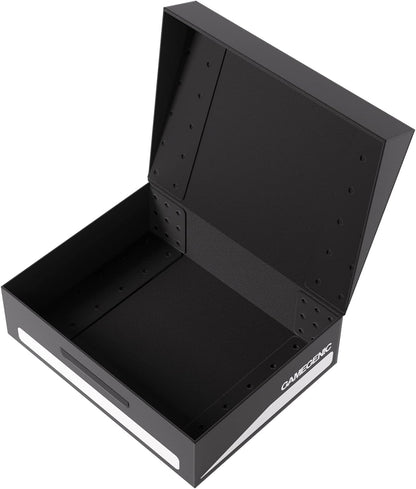 Gamegenic Token Holder | Protect and Store Game Tokens | Durable Storage Box for Tokens, Dice, Cards and other Game Accessories | Compatible with Board Games, LCG and TCGs | Black Color | Made