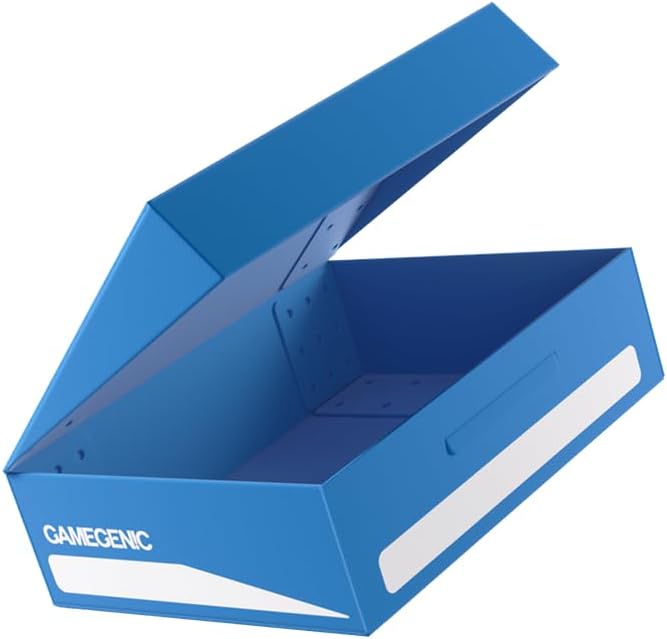 Gamegenic Token Holder | Protect and Store Game Tokens | Durable Storage Box for Tokens, Dice, Cards and other Game Accessories | Compatible with Board Games, LCG and TCGs | Blue Color | Made